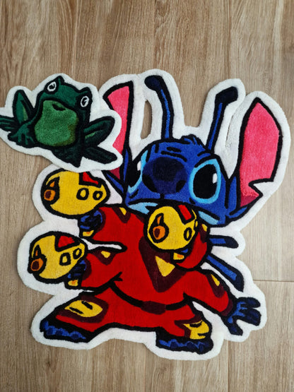Pack Alfombra Stitch y Rana